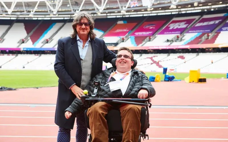 Ben Cropper at stadium.