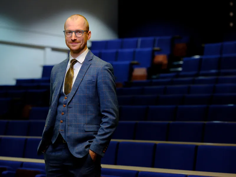 Simon Day new auditorium.