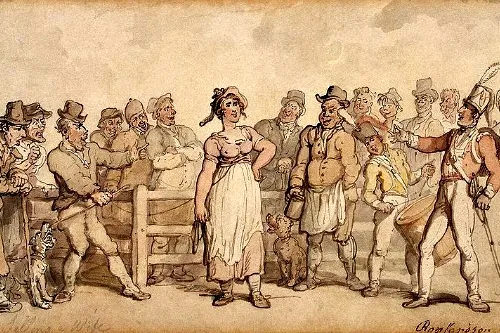 19th century wife selling .