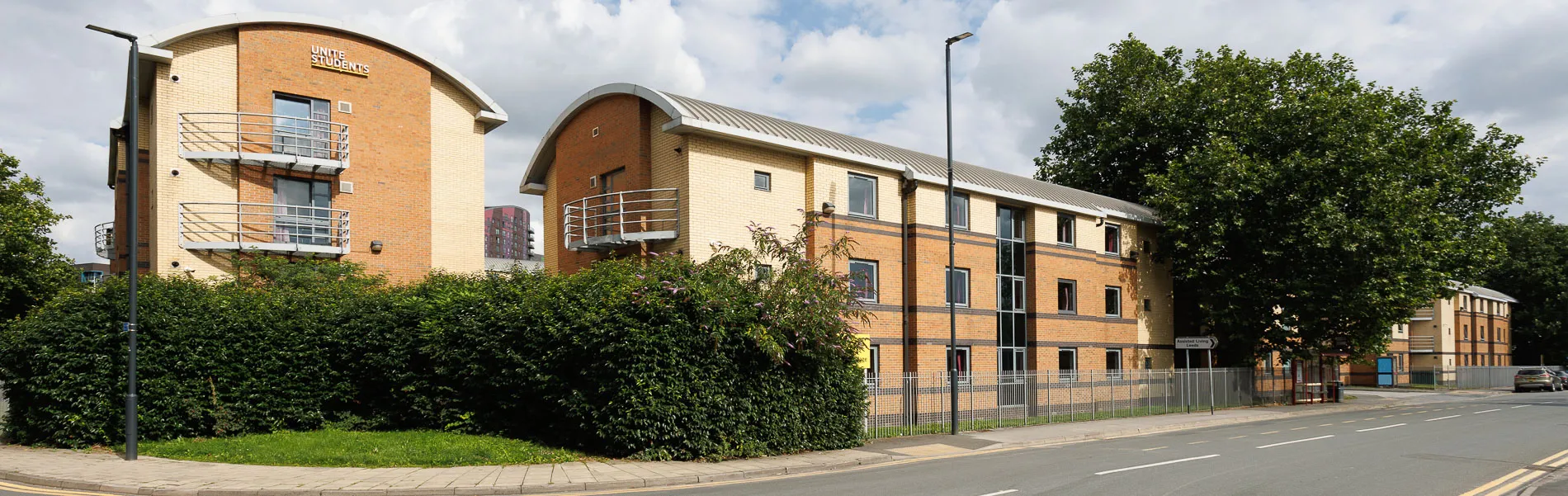 External photo of the Clarence Dock Village Accommodation.