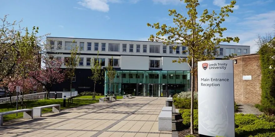 Leeds Trinity University main entrance.