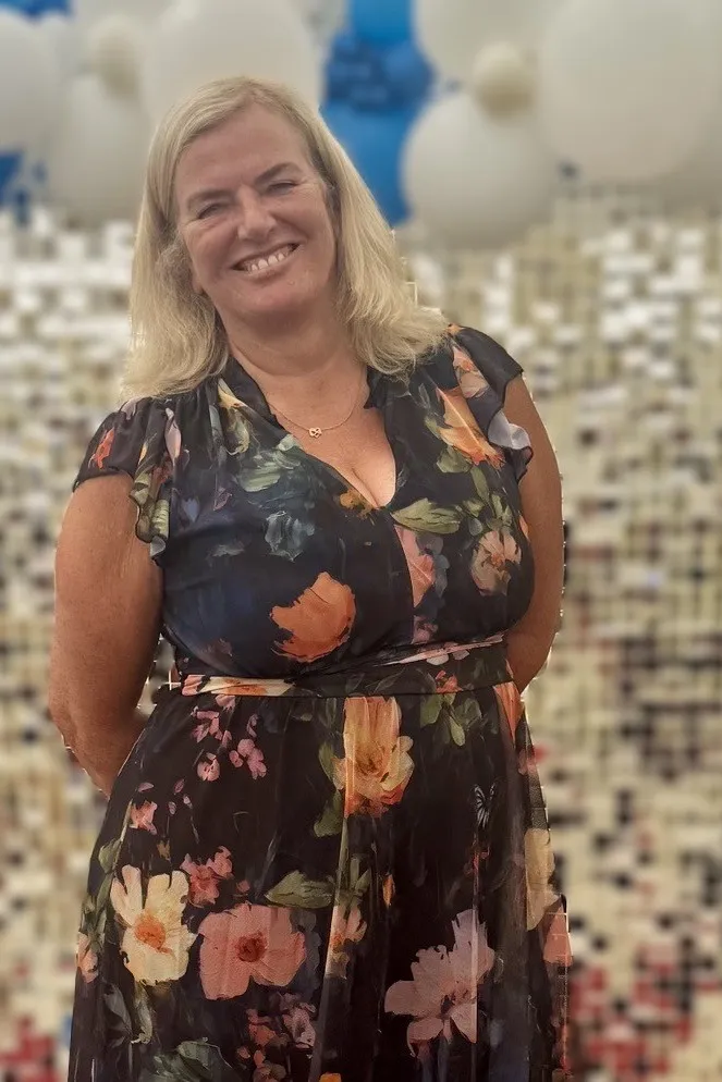 Staff profile photo of lecturer, Lesley May..