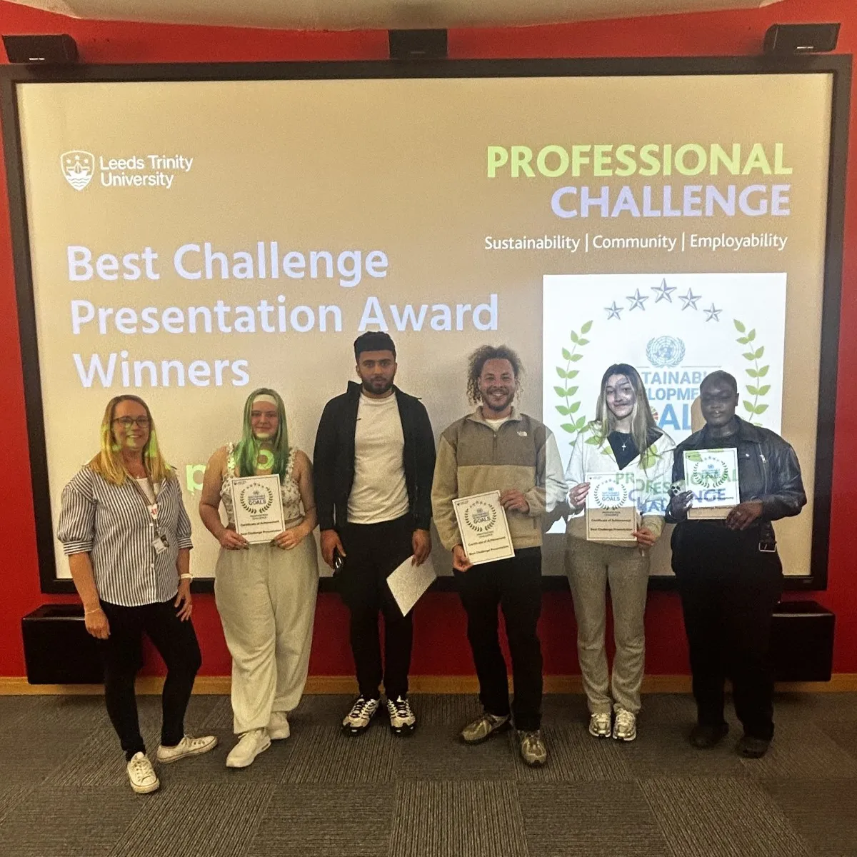 Professional Challenge - Most Innovative Award Winners.