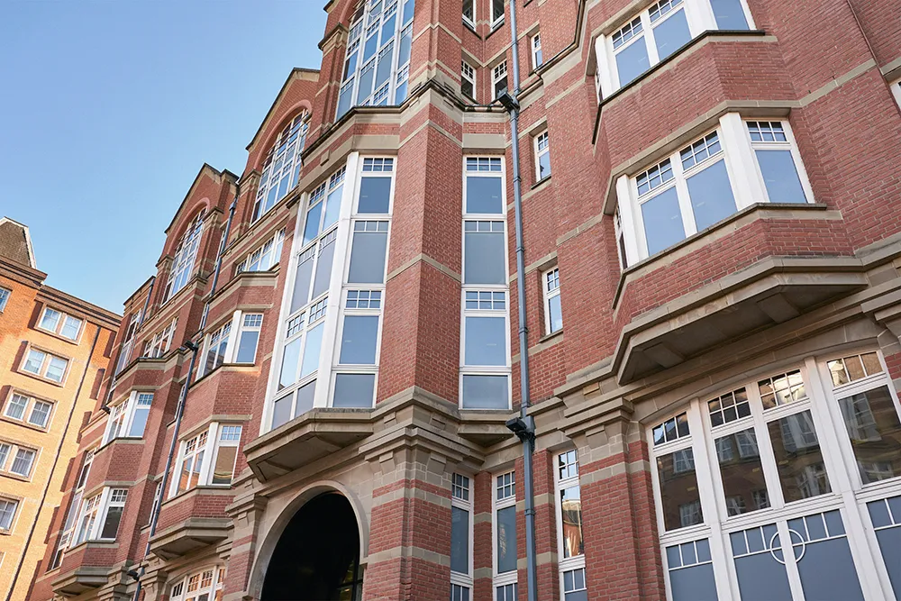 Outside Leeds City Campus in Trevelyan Square, Leeds.