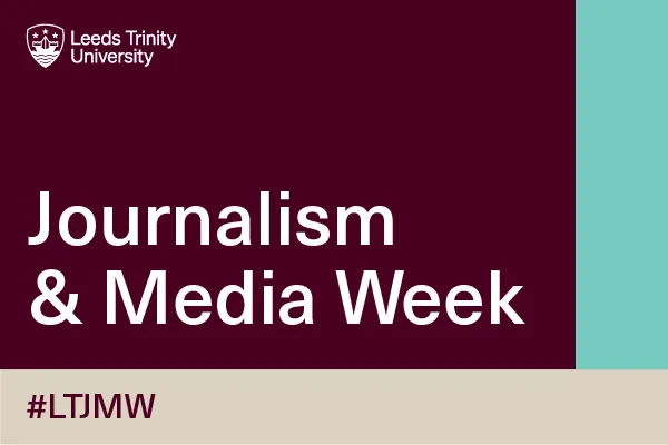 Image of Journalism and Media Week logo..