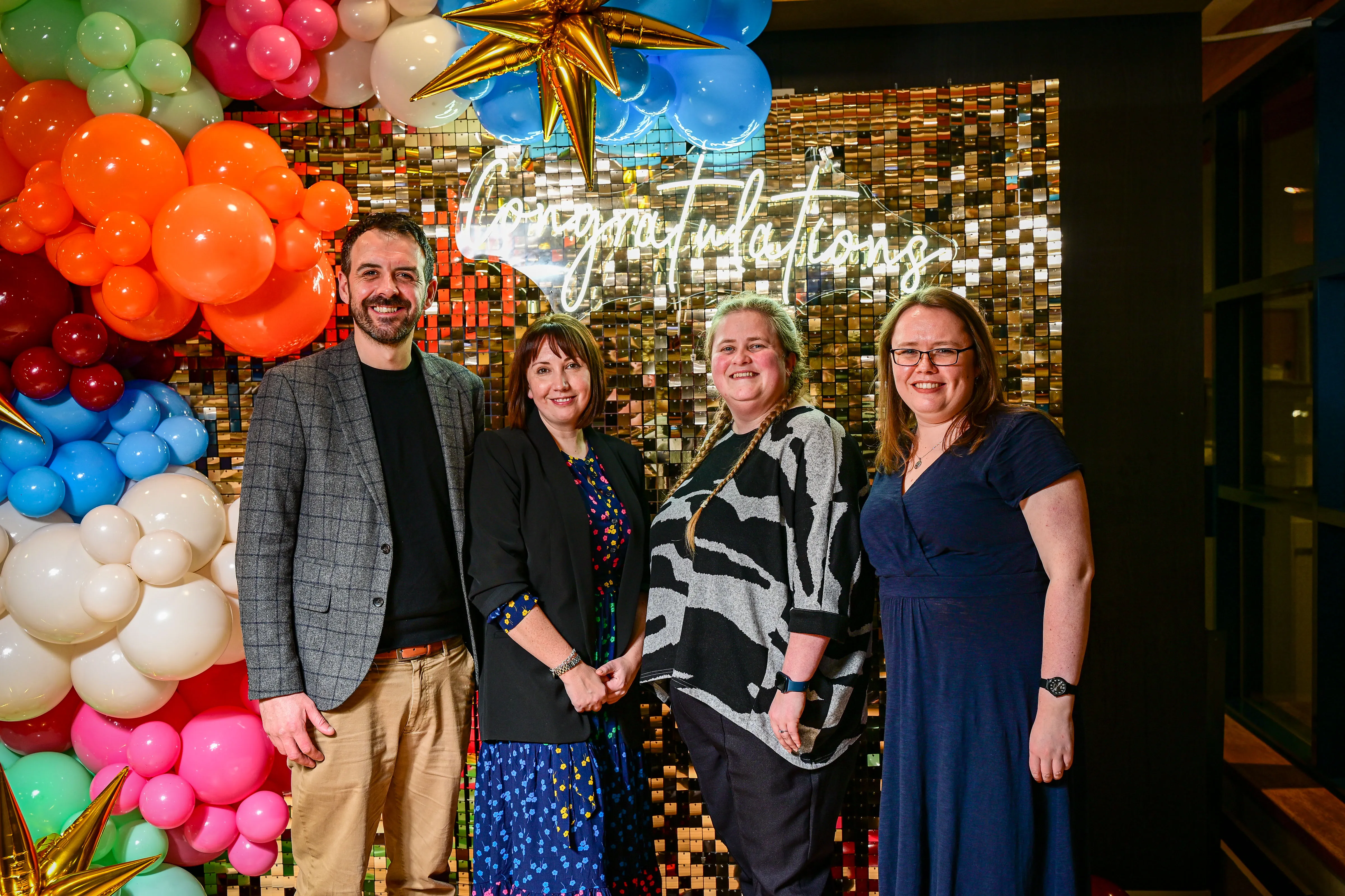 Image of CYPF staff at the Dean's Awards, January 2025..