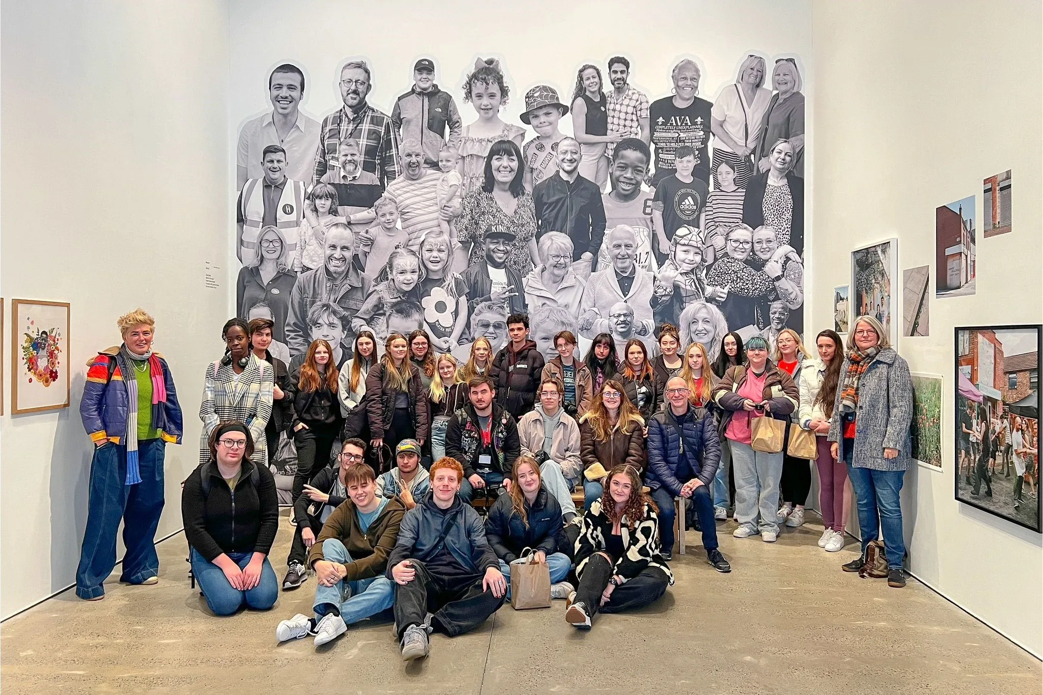 Image of staff and students on a Photography trip..