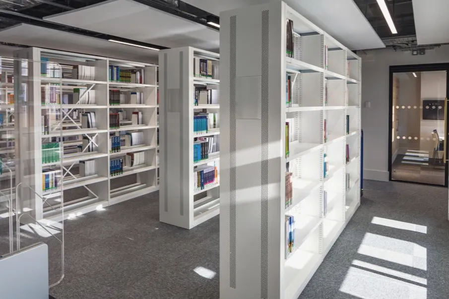 Photograph of Leeds City Campus library..