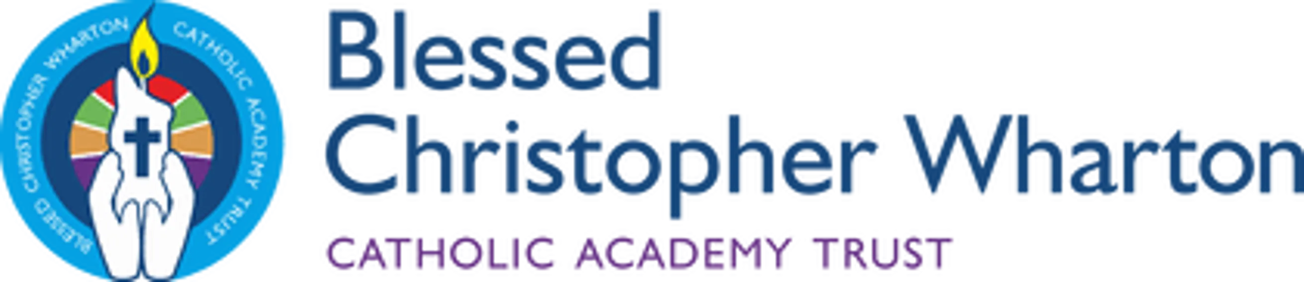 Logo of Blessed Christopher Wharton Catholic Academy Trust.