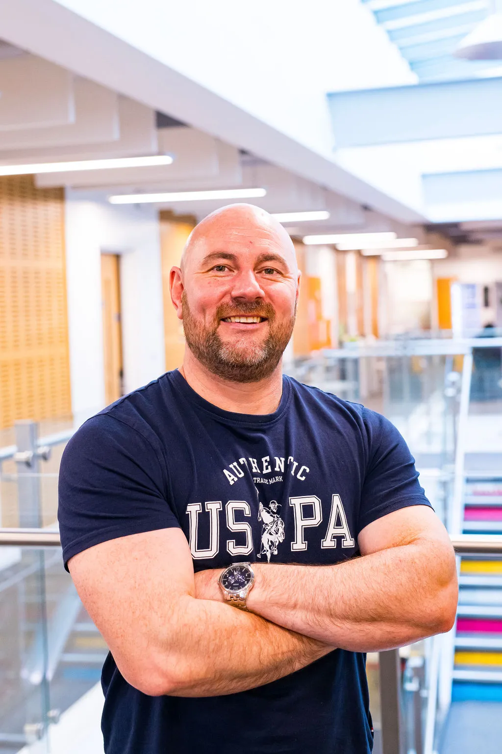 Staff profile photo of lecturer, Andrew Brierley..