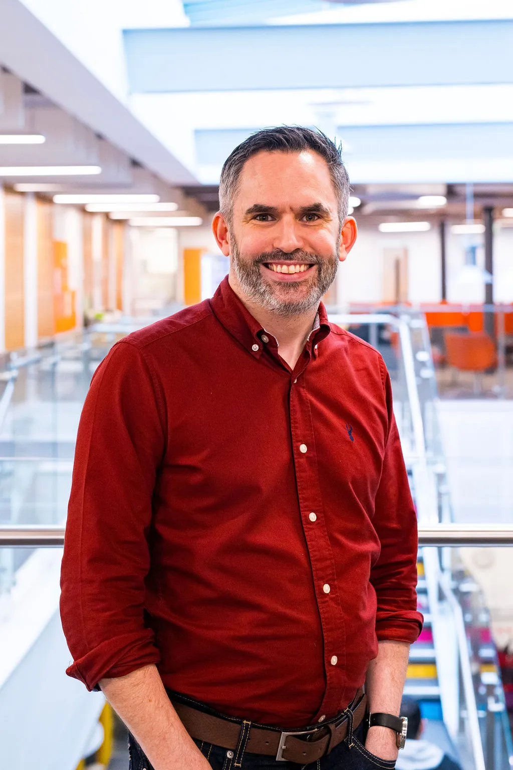 Staff profile photo of lecturer, Paul Rowlandson..