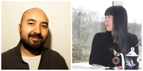 From left to right: Han-Son Lee and Dr Carmen Clayton