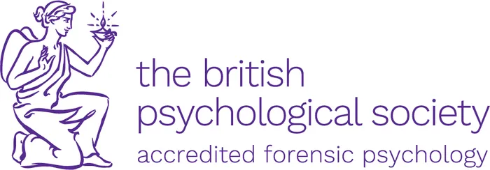 MSc Forensic Psychology BPS accreditation logo.