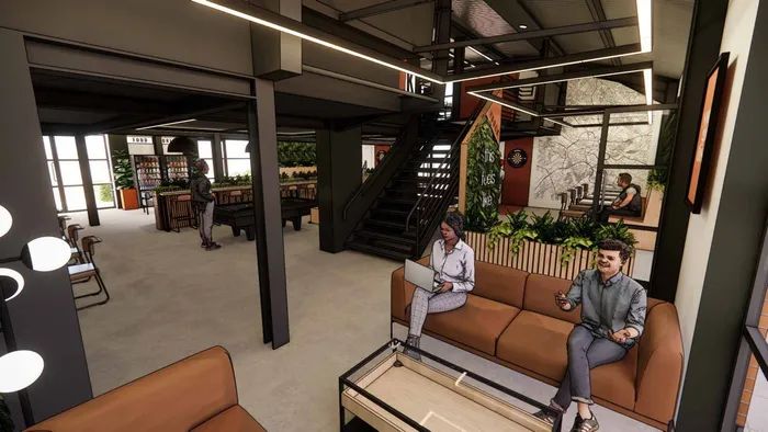 Clarence Dock Village - Entrance Left Mock Up