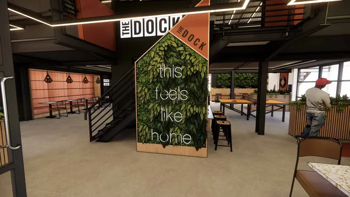 Clarence Dock Village - Entrance Mock Up