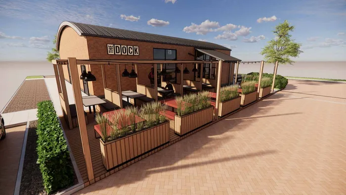 Clarence Dock Village - Exterior Mock Up