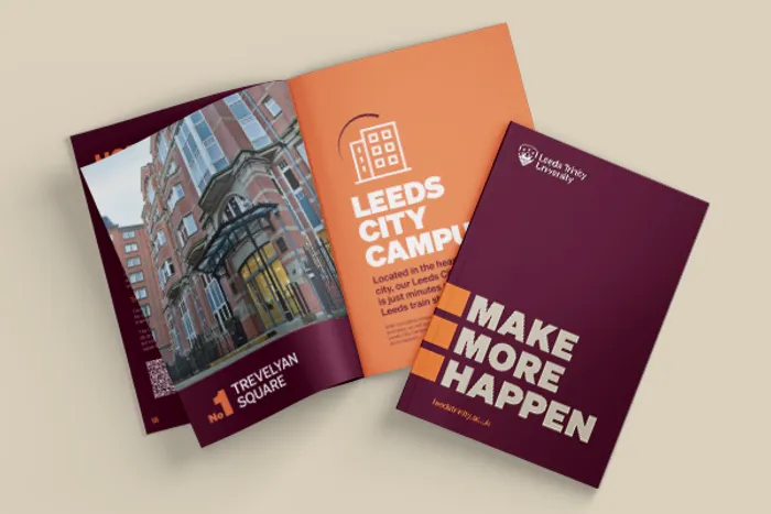 Photo of the 2025 LTU undergraduate prospectus