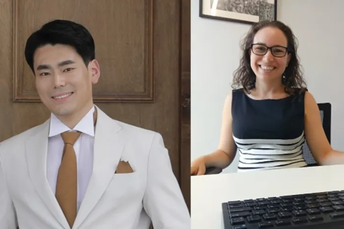 From left ro right: Dr Chanki Moon and Dr Laura De Pretto