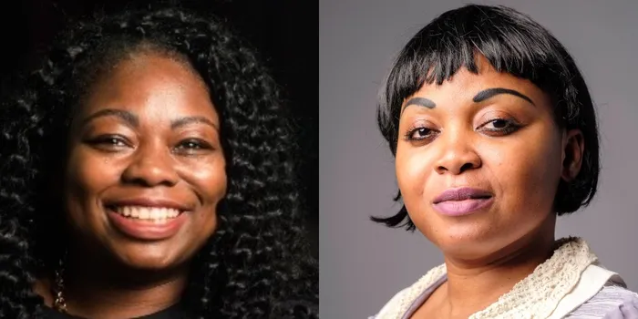 From left to right: Sam Fray and Kafayat Adegoke