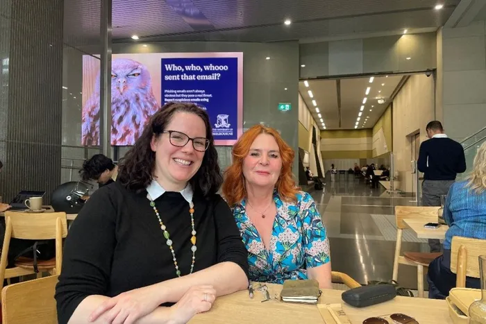 Image of Lecturer, Alison Ryan with University of Melbourne colleagues.