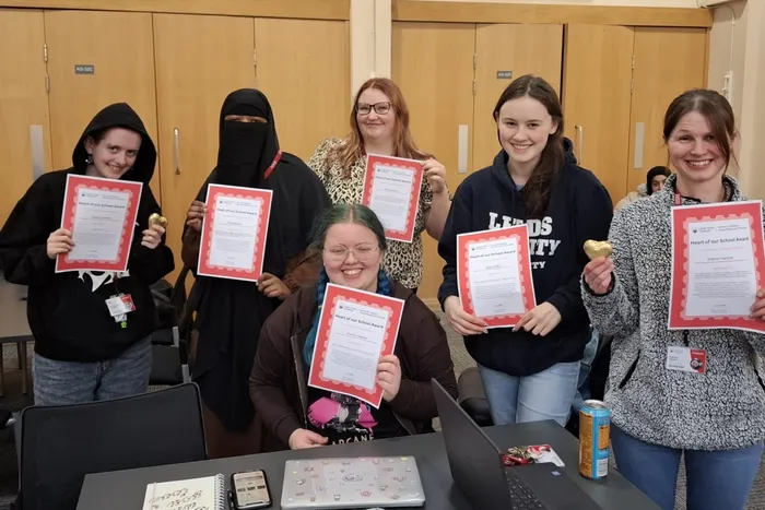 photo of the CYPF School Award winners.