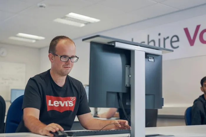 Image of Video editing suite.