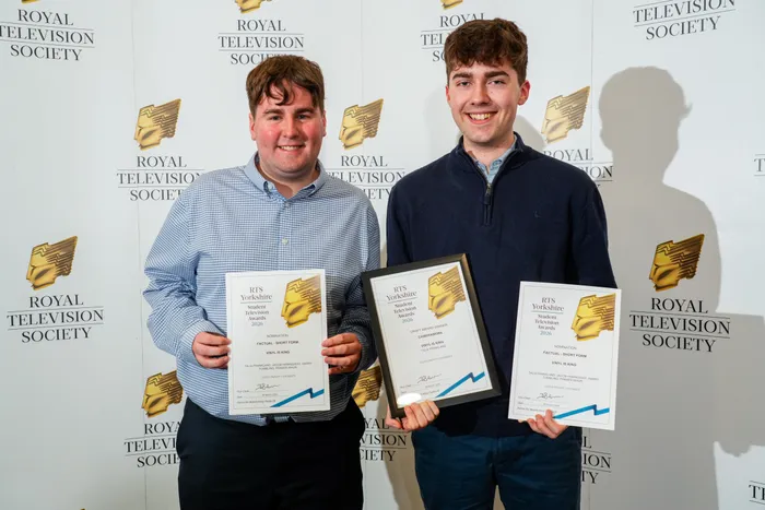 Image of RTS Yorkshire Student Award winners 2026.