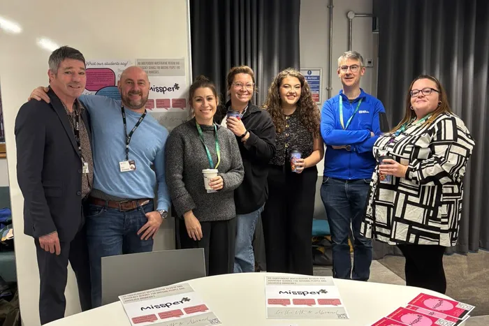 Image of our Criminology and Policing lecturers at the Employability Fair.