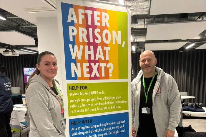 Image of employers at our Criminology and Policing Employability Fair.