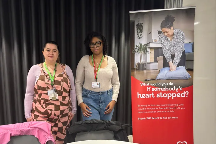 Image of one of our employer stands at the Criminology and Policing Employability Fair.