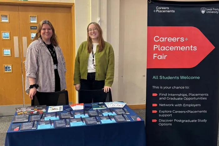 Image of the Careers+Placements team at the Psychology Employability Fair