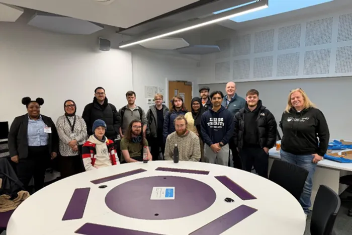 Image of Computer Science students at Accenture.