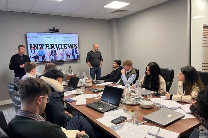 Image of Law students at a Schofield Sweeney Day session.